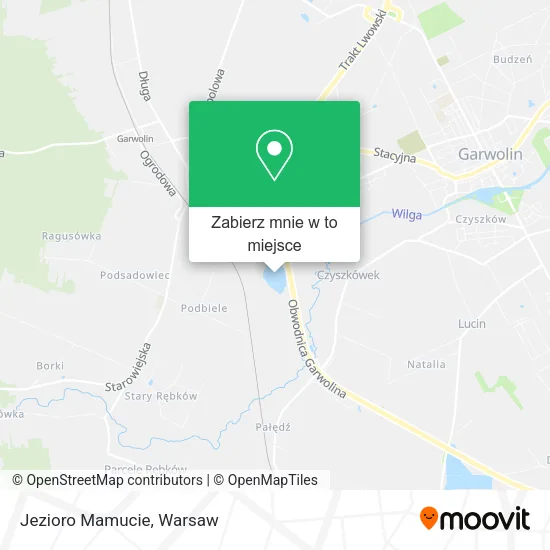Mapa Jezioro Mamucie