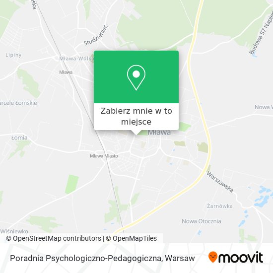 Mapa Poradnia Psychologiczno-Pedagogiczna