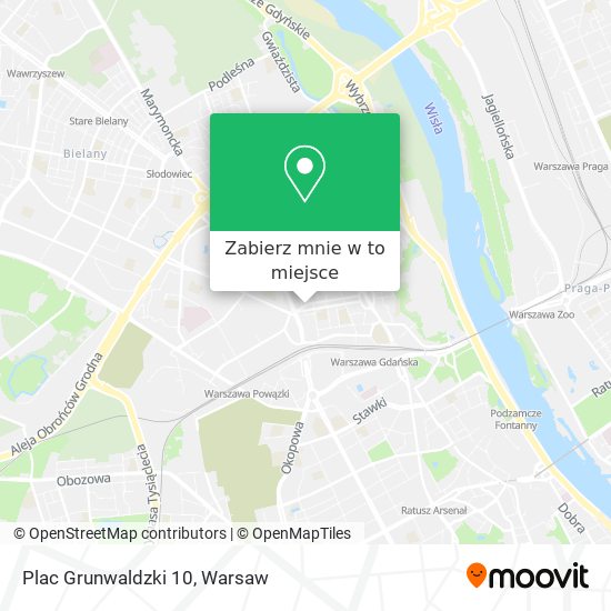 Mapa Plac Grunwaldzki 10