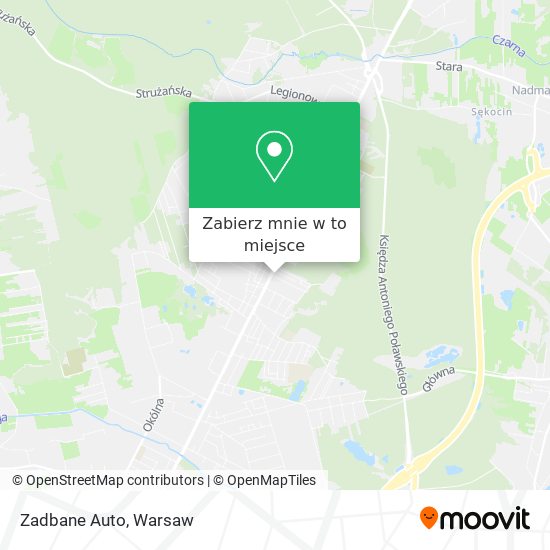 Mapa Zadbane Auto