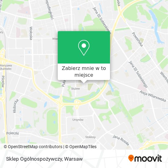 Mapa Sklep Ogólnospożywczy