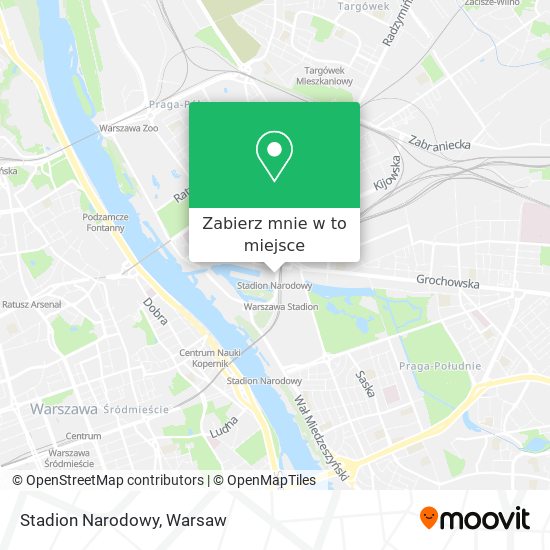 Mapa Stadion Narodowy