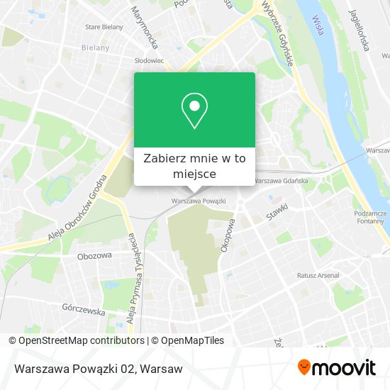 Mapa Warszawa Powązki 02