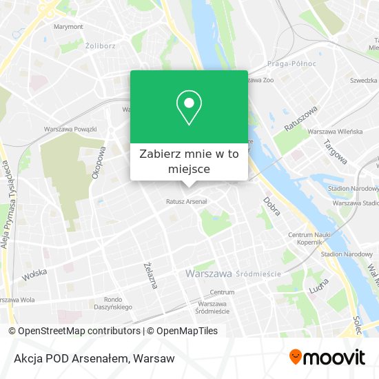 Mapa Akcja POD Arsenałem