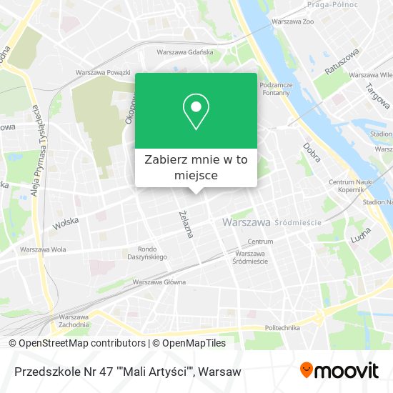 Mapa Przedszkole Nr 47 ""Mali Artyści""