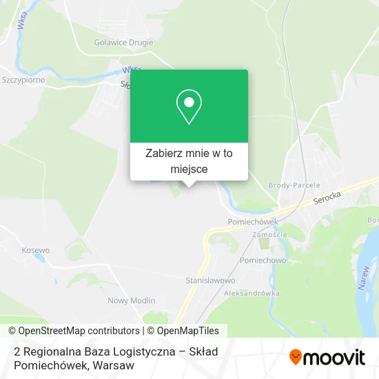Mapa 2 Regionalna Baza Logistyczna – Skład Pomiechówek