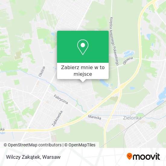 Mapa Wilczy Zakątek