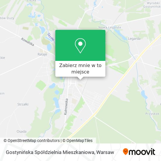 Mapa Gostynińska Spółdzielnia Mieszkaniowa