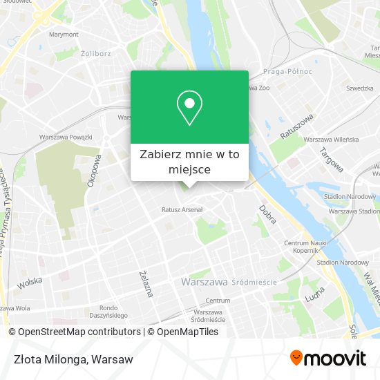 Mapa Złota Milonga