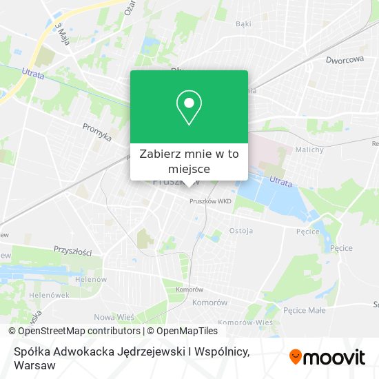 Mapa Spółka Adwokacka Jędrzejewski I Wspólnicy