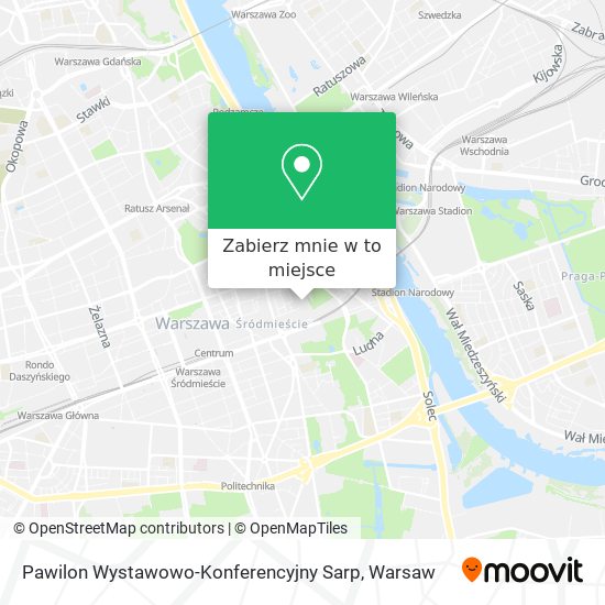 Mapa Pawilon Wystawowo-Konferencyjny Sarp