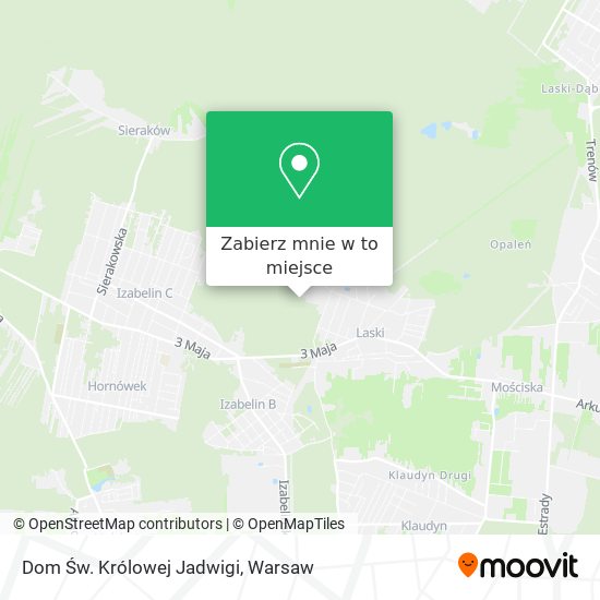 Mapa Dom Św. Królowej Jadwigi