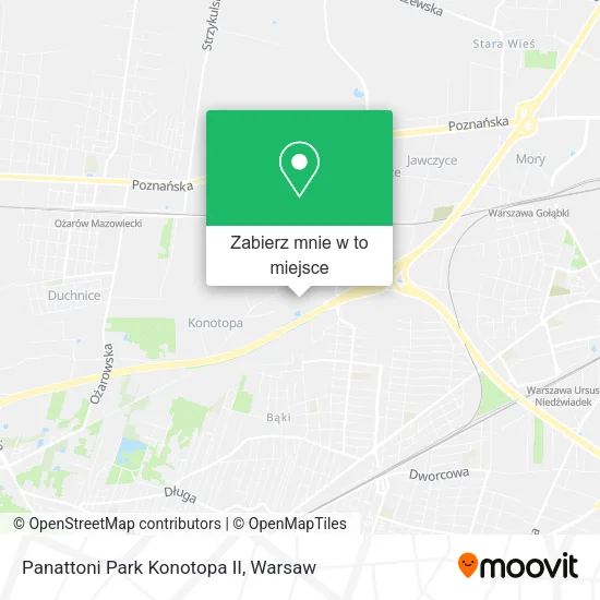 Mapa Panattoni Park Konotopa II