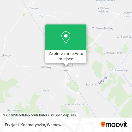 Mapa Fryzjer / Kosmetyczka