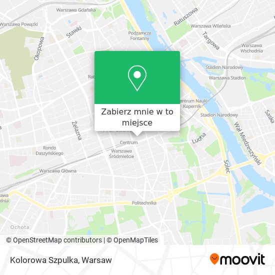 Mapa Kolorowa Szpulka