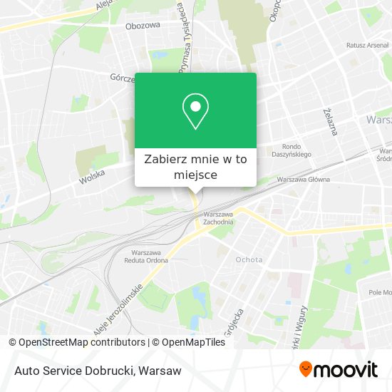 Mapa Auto Service Dobrucki