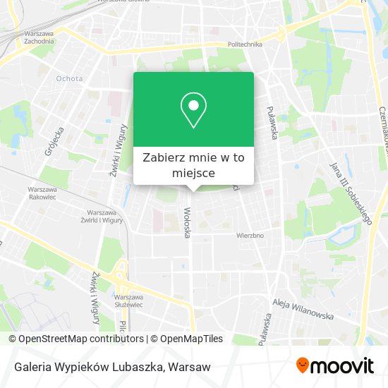 Mapa Galeria Wypieków Lubaszka