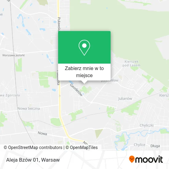 Mapa Aleja Bzów 01
