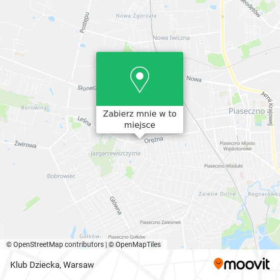 Mapa Klub Dziecka