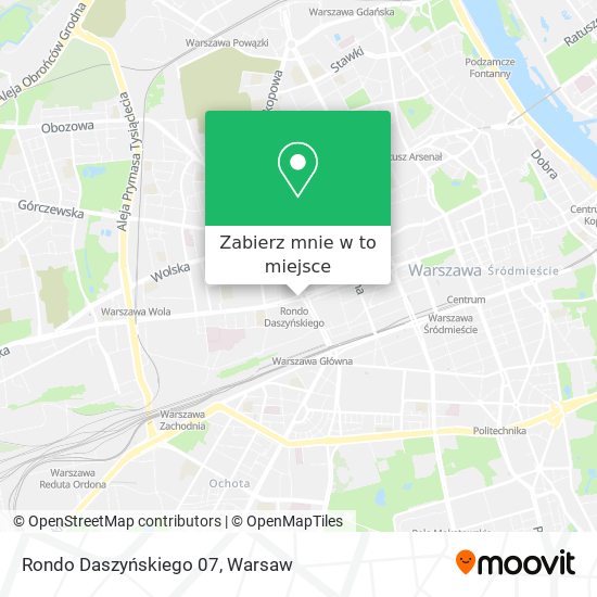 Mapa Rondo Daszyńskiego 07