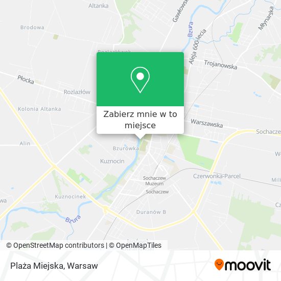 Mapa Plaża Miejska