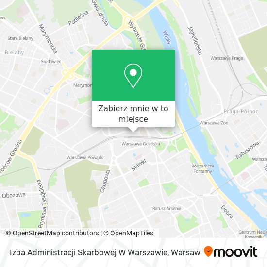 Mapa Izba Administracji Skarbowej W Warszawie