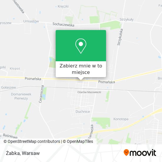 Mapa Żabka