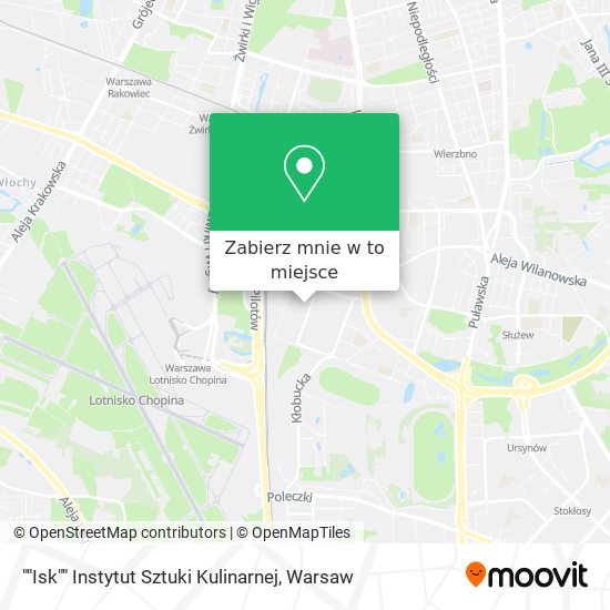 Mapa ""Isk"" Instytut Sztuki Kulinarnej