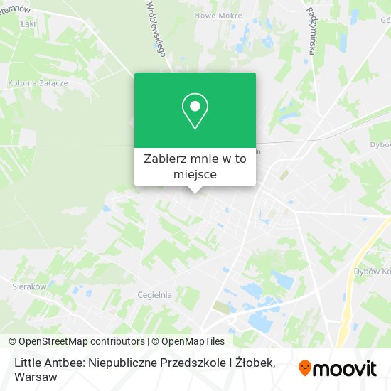 Mapa Little Antbee: Niepubliczne Przedszkole I Żłobek