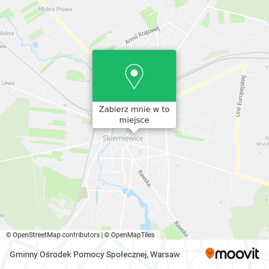 Mapa Gminny Ośrodek Pomocy Społecznej