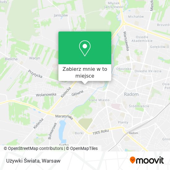 Mapa Używki Świata