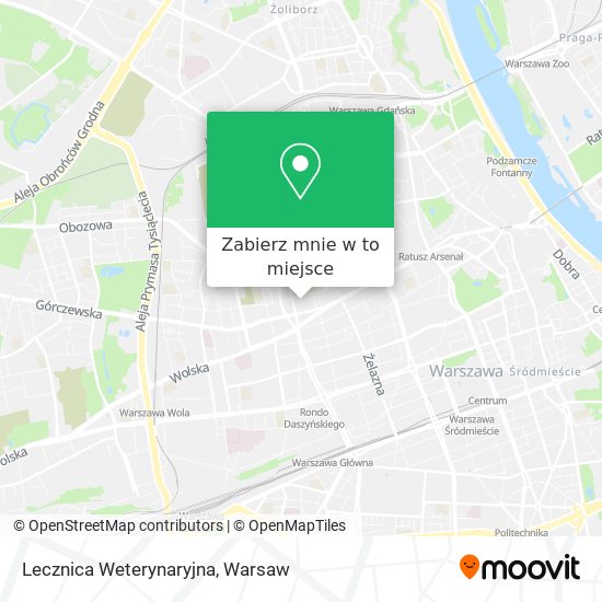 Mapa Lecznica Weterynaryjna