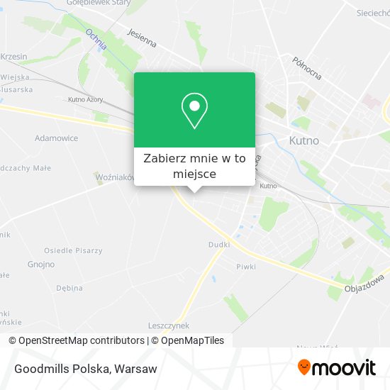 Mapa Goodmills Polska