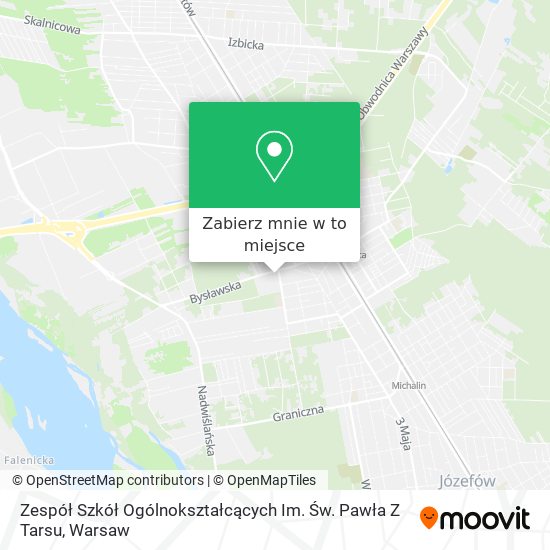 Mapa Zespół Szkół Ogólnokształcących Im. Św. Pawła Z Tarsu