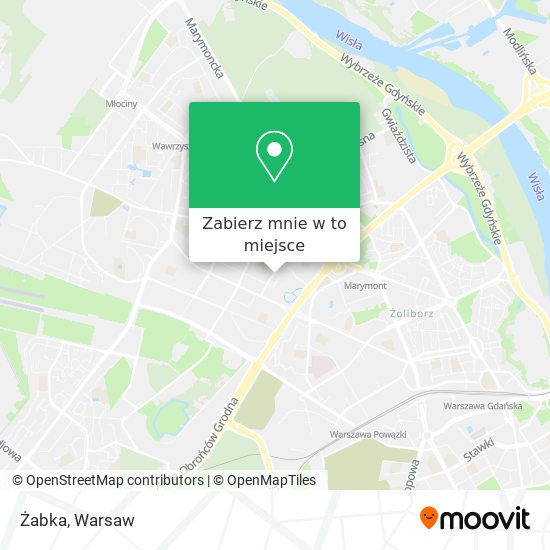 Mapa Żabka