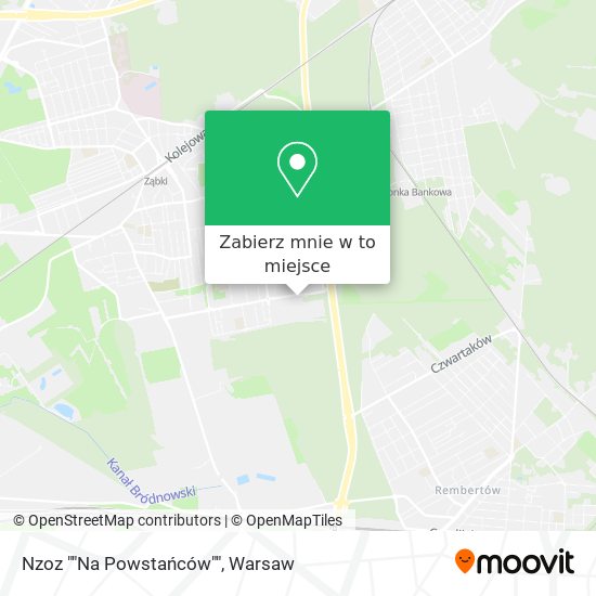 Mapa Nzoz ""Na Powstańców""