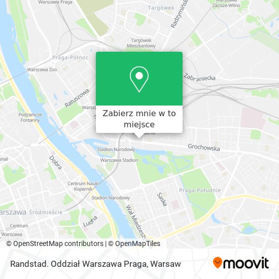 Mapa Randstad. Oddział Warszawa Praga