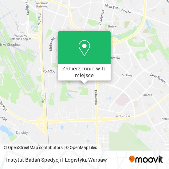 Mapa Instytut Badań Spedycji I Logistyki