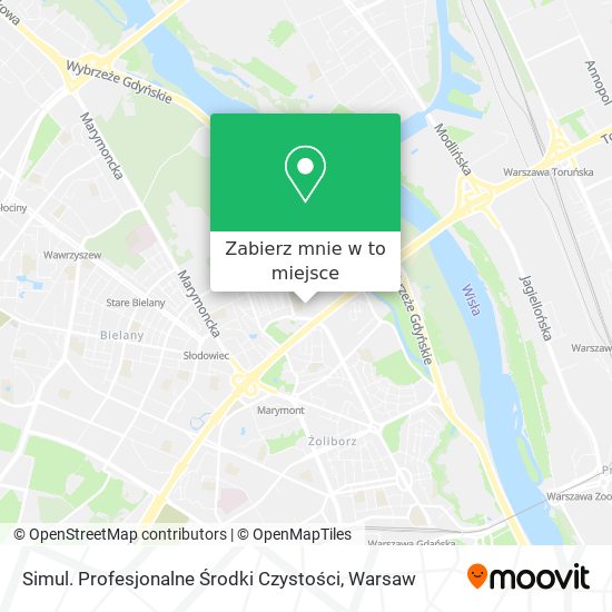 Mapa Simul. Profesjonalne Środki Czystości