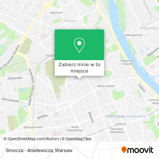 Mapa Smocza - Anielewicza