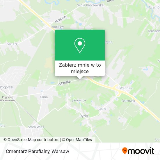 Mapa Cmentarz Parafialny