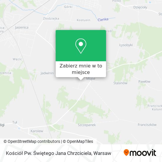 Mapa Kościół Pw. Świętego Jana Chrzciciela