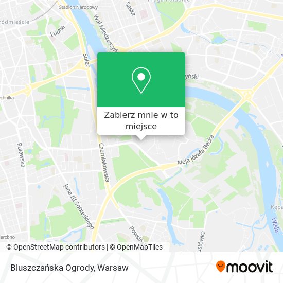 Mapa Bluszczańska Ogrody