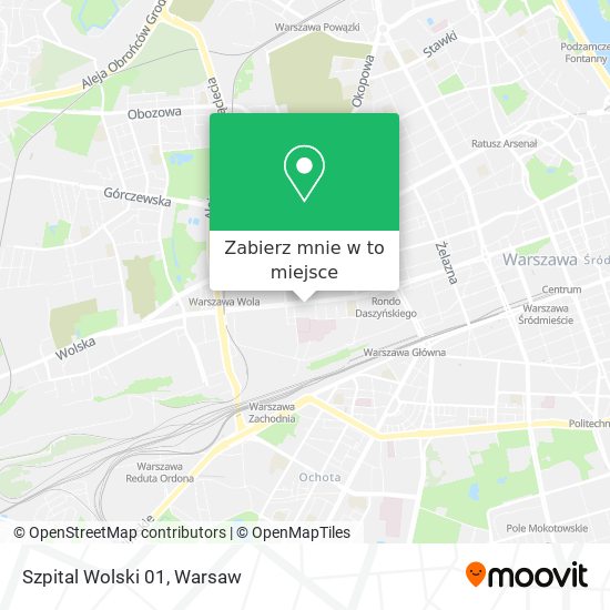 Mapa Szpital Wolski 01