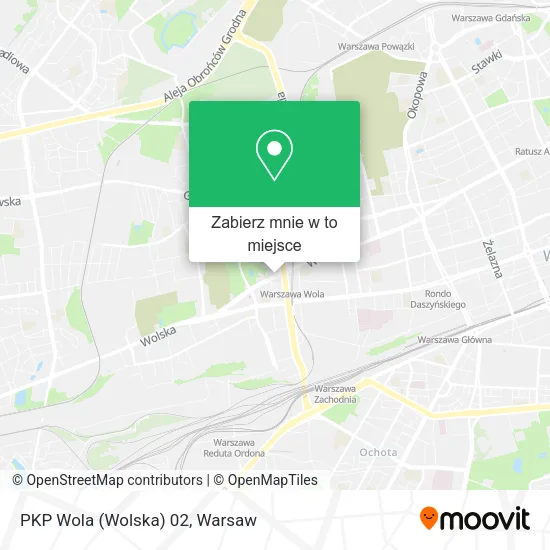 Mapa PKP Wola (Wolska) 02