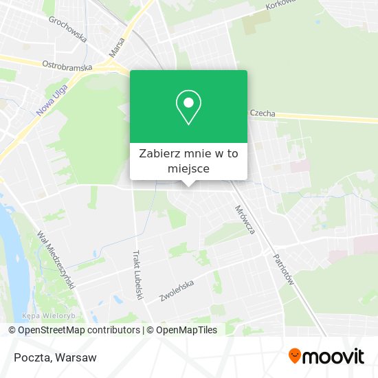 Mapa Poczta