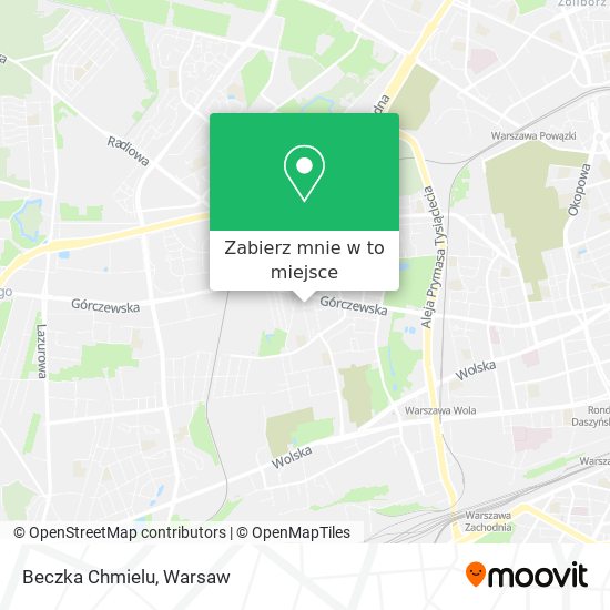 Mapa Beczka Chmielu