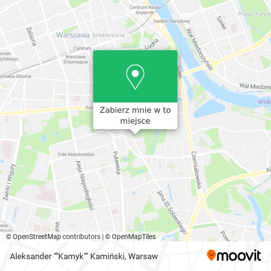 Mapa Aleksander ""Kamyk"" Kamiński