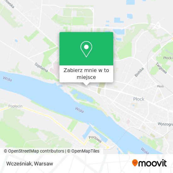 Mapa Wcześniak