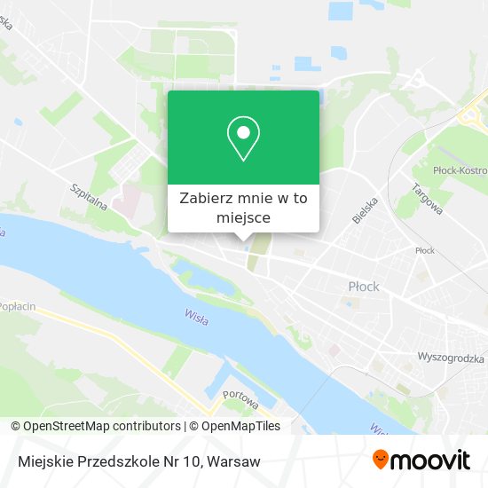 Mapa Miejskie Przedszkole Nr 10